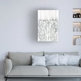 thumbnail image 2 of Canvas Wall Art - Vanna Lam 'Silver Rain II' Wall Art for Living Room, Bedroom, or Office Décor by Trademark Fine Art - 16 x 24 Inches, 2 of 4