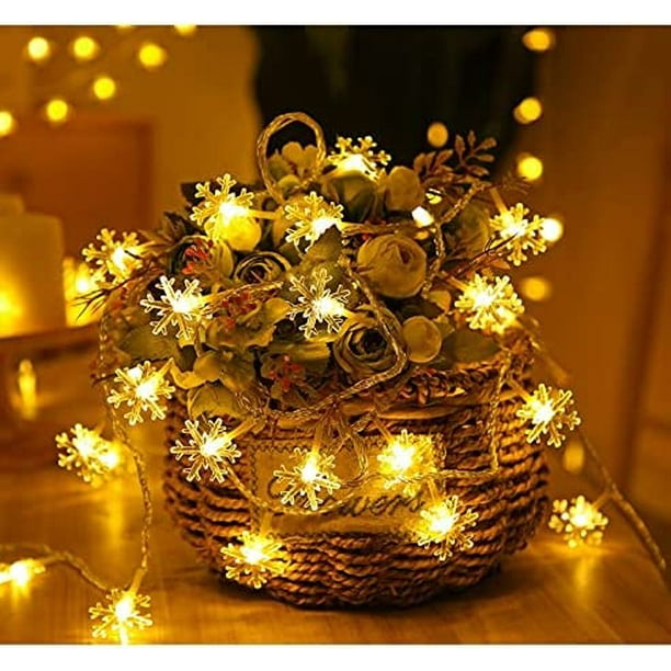Acheter LED Guirlande De Noël Guirlandes Lumineuse Pour  Rideaux/Maison/Chambre Décoration Lumière Extérieure Lumières De Vacances  Prise UE
