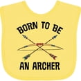 thumbnail image 3 of Inktastic Boys Archery Born to Be an Archer Boys or Girls Baby Bib, 3 of 4
