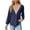Navy, variant on qucoqpe Womens Long Sleeve Tops Pullover Casual Solid Loose Fit Lace V-Neck Tunics