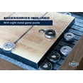 thumbnail image 4 of American Legend Kirkwood 9’ LED Light Up Shuffleboard Table with Bowling, 4 of 20