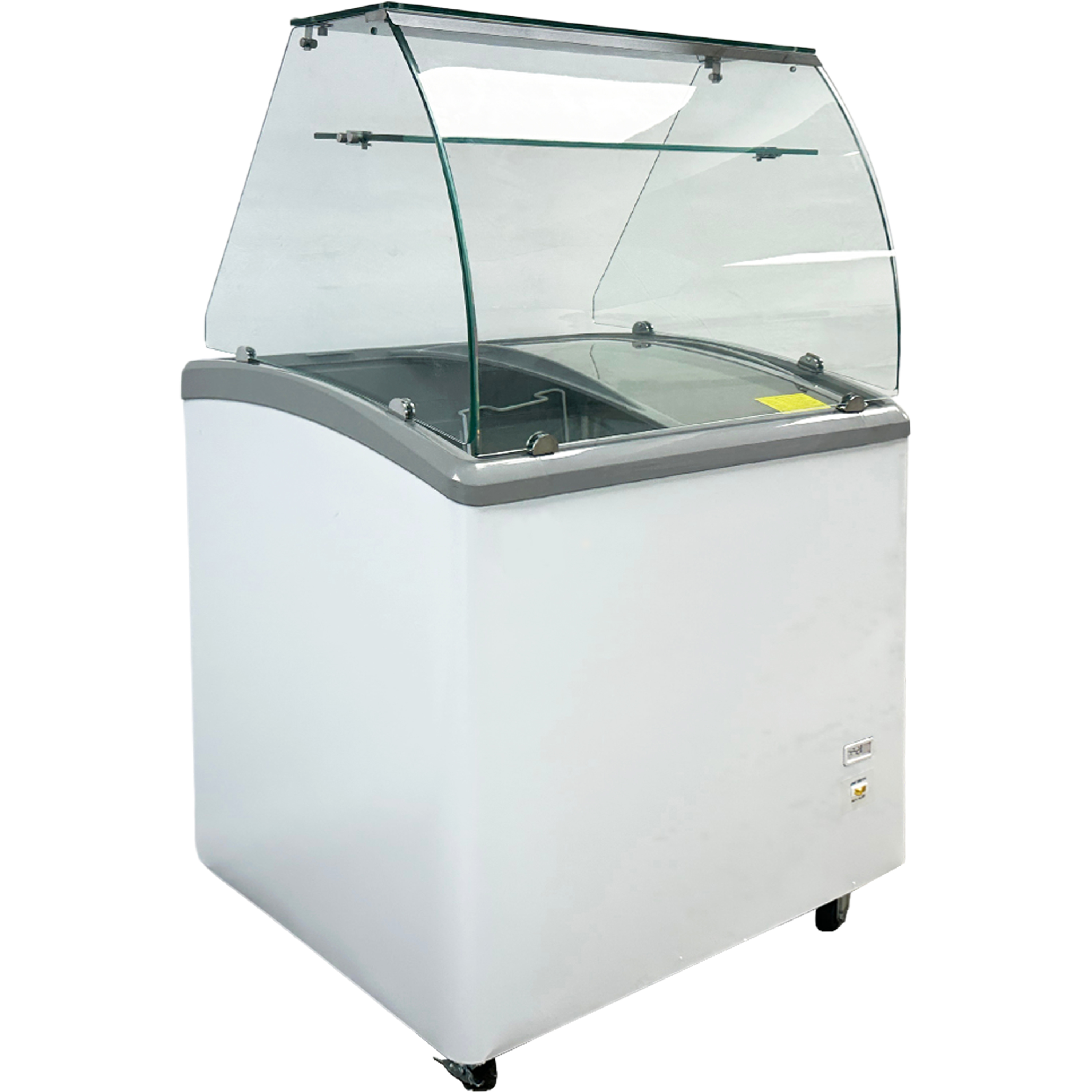 32 in.Gelato Freezer Display Case Dipping Cabinet with Sliding Glass Door Freezer, NSF