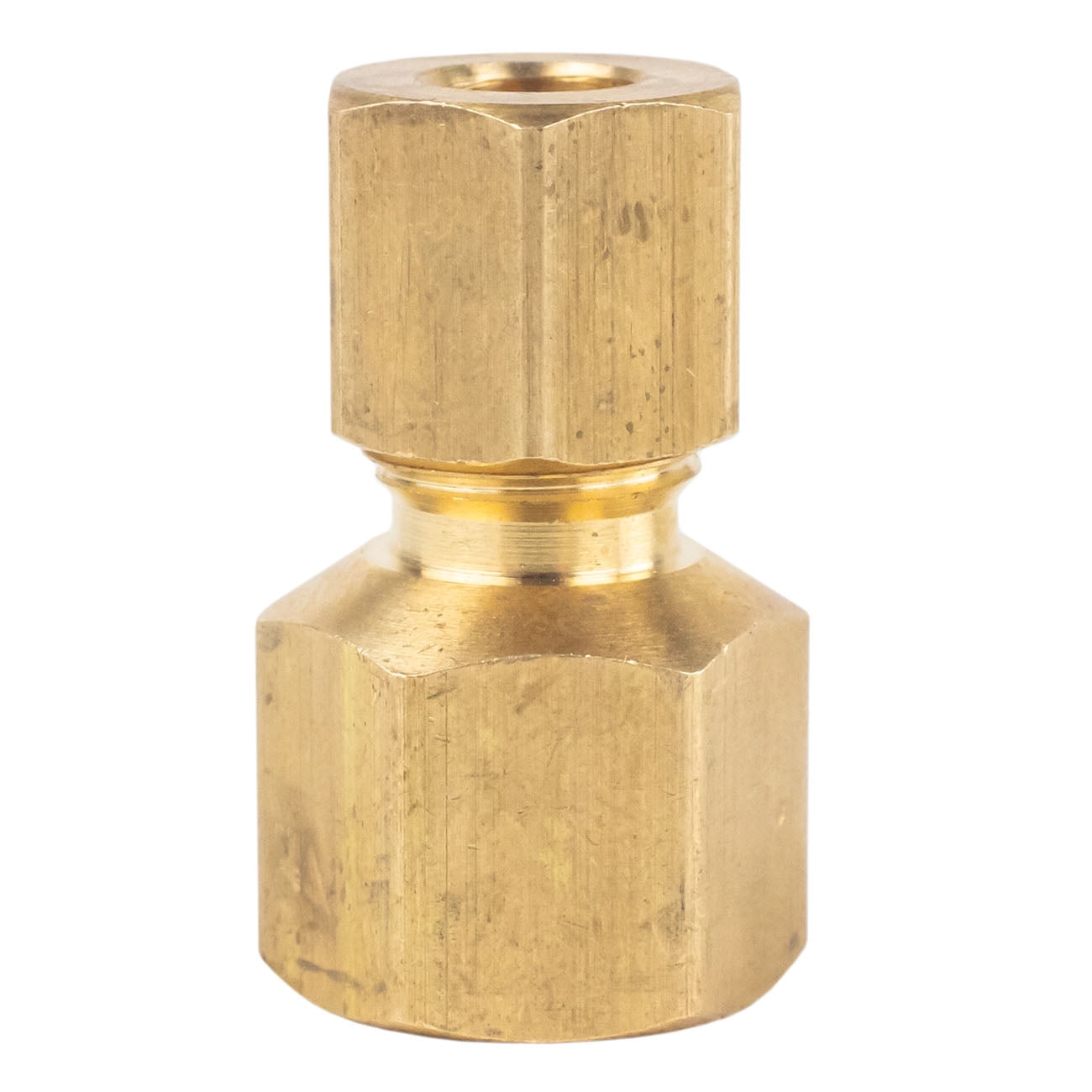 1/4" FNPT x 1/4" Compression Brass Female Pipe Fitting Connector with