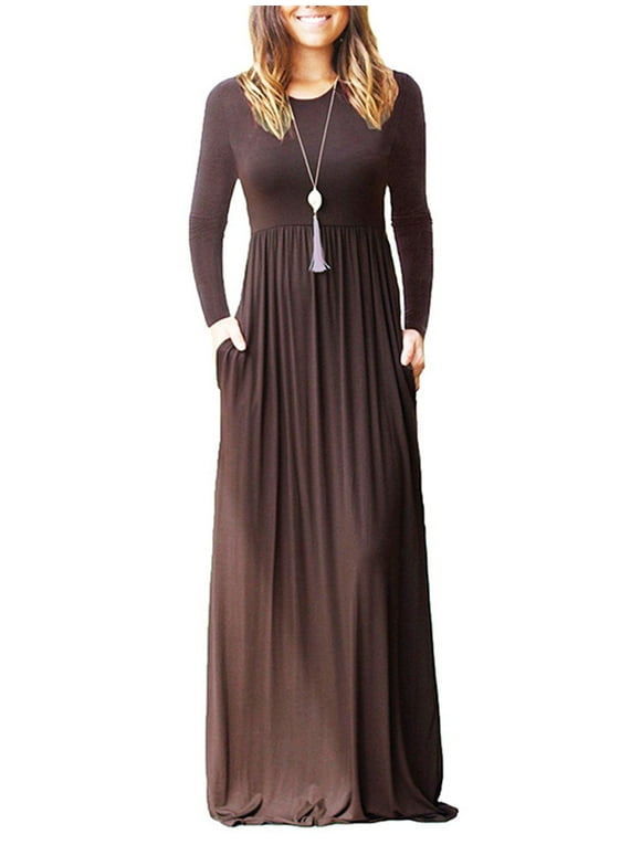 Voorgevoel Berri temperatuur Winter Maxi Dresses