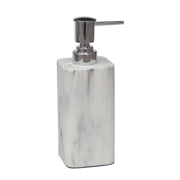 hometrends Faux Marble White Lotion Dispenser, Soap Dispenser, 1 sandstone lotion pump, soap pump for kitchen, bathroom or hotel