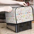 thumbnail image 7 of Honeii Summer Rabbit Print 4 slice Toaster Cover, Two Slice Toaster Dust-proof Cover For Kitchen Small Appliance and Fingerprint Protection, 7 of 7