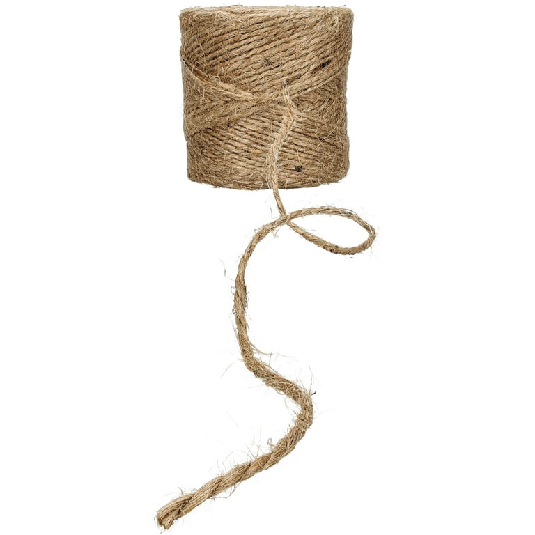 Jute Cord Bundle 3-Ply, 168 yards, for Home Décor and DIY Projects