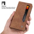 thumbnail image 4 of Allytech Galaxy S22 Ultra Case, Wallet Cover for Galaxy S22 Ultra 6.8", Retro Leather Flip Stand Shockproof Scratch Resisant Bumper Wallet Case for Samsung Galaxy S22 Ultra,Brown, 4 of 5