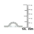 thumbnail image 4 of SZUL Women's 5/8 Carat TW Round Lab Grown Diamond Wedding Band in 14K White Gold, 4 of 6