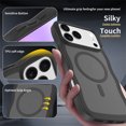 thumbnail image 4 of Compatible with iPhone 17 Pro Max Case,Fit for Magsafe,Shockproof Anti-slip Anti-drop,Wavy Design,Slim Magnetic Phone Protective Cover, 4 of 8