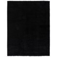 thumbnail image 2 of Safavieh Lindsay Deborah Solid Polyester Shag Area Rug, Black, 10' x 14', 2 of 12