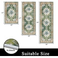 thumbnail image 2 of Farmhouse Kitchen Rug Sets 3 Piece Washable, Non Slip Kitchen Rugs and Mats Set, Boho Kitchen Mats for Floor, Green Flowers Kitchen Floor Rugs for Hallway Laundry Room, 2 of 6