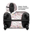 thumbnail image 4 of Kdxio Cute Rabbit Pattern Luggage Cover for Travel,Elastic and Durable,Fits 18-32 Inch,-No luggage included, 4 of 8