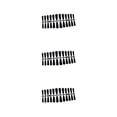 thumbnail image 1 of Seitruly 24 piezas de uñas postizas, polvo brillante, puntas de uñas, herramienta de arte de manicura, negro Type1 NO1, 1 of 6