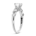 thumbnail image 3 of Vir Jewels 1.50 CTTW Lab Grown Diamond Engagement Ring in 14K White Gold Female Adult, 3 of 6
