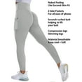 thumbnail image 3 of MISS MOLY Women's High Waist Yoga Leggings Tummy Control Active Workout Pants Athletic Running Tummy Control, 3 of 6
