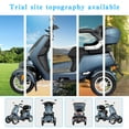 thumbnail image 4 of QEEKA Heavy-Duty 4 Wheel Electric Wheelchair with 3 Speed Control, 35-40 mile Range, Remote Key,  Navy, 500 lb Limit, 4 of 13