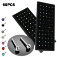 thumbnail image 5 of Deals of the Day,Bidobibo Nose Ring for Women 60PCS Nose Stud,Geometric Diamond Nose Stud Nose Decoration Accessories,Gift for Women, 5 of 5