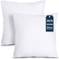 thumbnail image 1 of Juego de cojines Utopia Bedding, 61 x 61 cm, color blanco, paquete de 2, 1 of 7