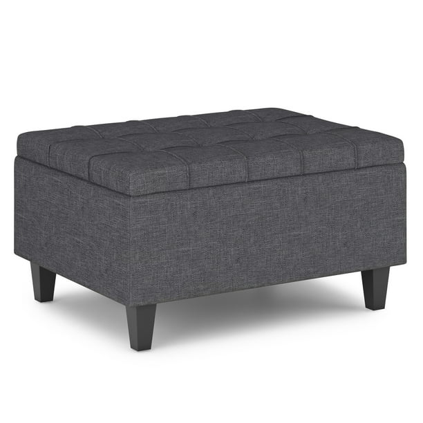 Small Rectangular Ottoman Coffee Table - Amazon Com Simplihome Dover 44