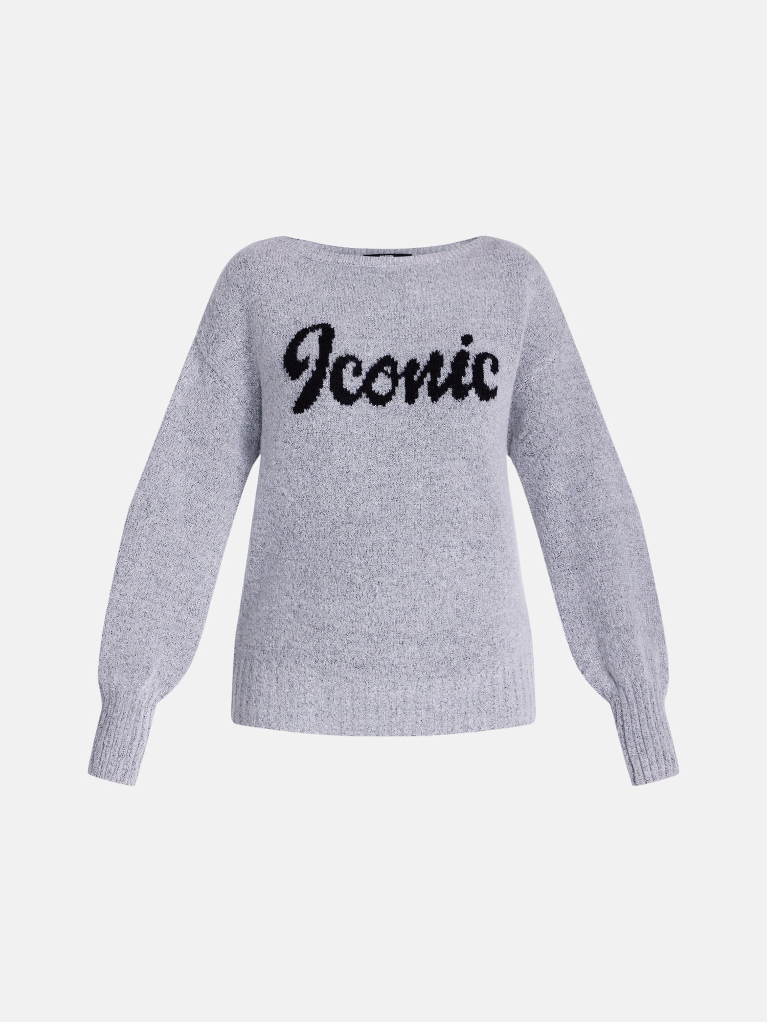 Madden NYC Women's Boatneck Graphic Sweater, Midweight, Sizes XXS-XXL