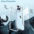 thumbnail image 6 of JETech Glitter Case for iPhone 13 Pro 6.1-Inch, Bling Sparkle Shockproof Phone Bumper Cover, Cute Sparkly for Women and Girls (Clear), 6 of 7