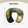 thumbnail image 5 of Cauagu Deep Forest Stone Green Dragon Pattern Travel Pillow Memory Foam, U-Shaped Neck Pillow Neck and Head Support Portable Travel Pillow Suitable for Planes & Trains, 5 of 8