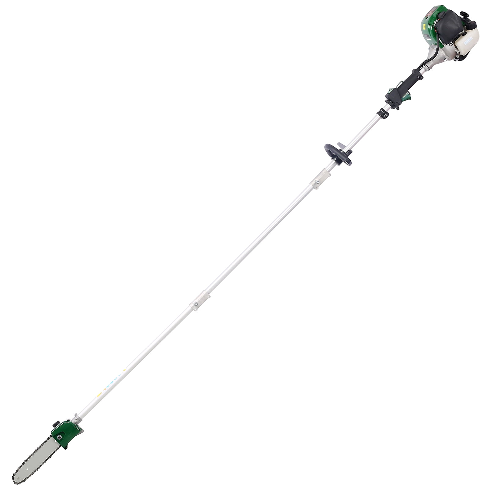 iRerts 9 in 1 Grass Trimmer, 38CC 2-Cycle Gas Powered Weed Eater with Gas Pole Saw, Hedge Trimmer, Grass Trimmer and Brush Cutter, String Trimmer for Grass Garden Yard Care, Green