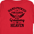 thumbnail image 4 of Inktastic Handpicked for Earth By My Grammy in Heaven with Angel Wings Boys or Girls Long Sleeve Toddler T-Shirt, 4 of 5