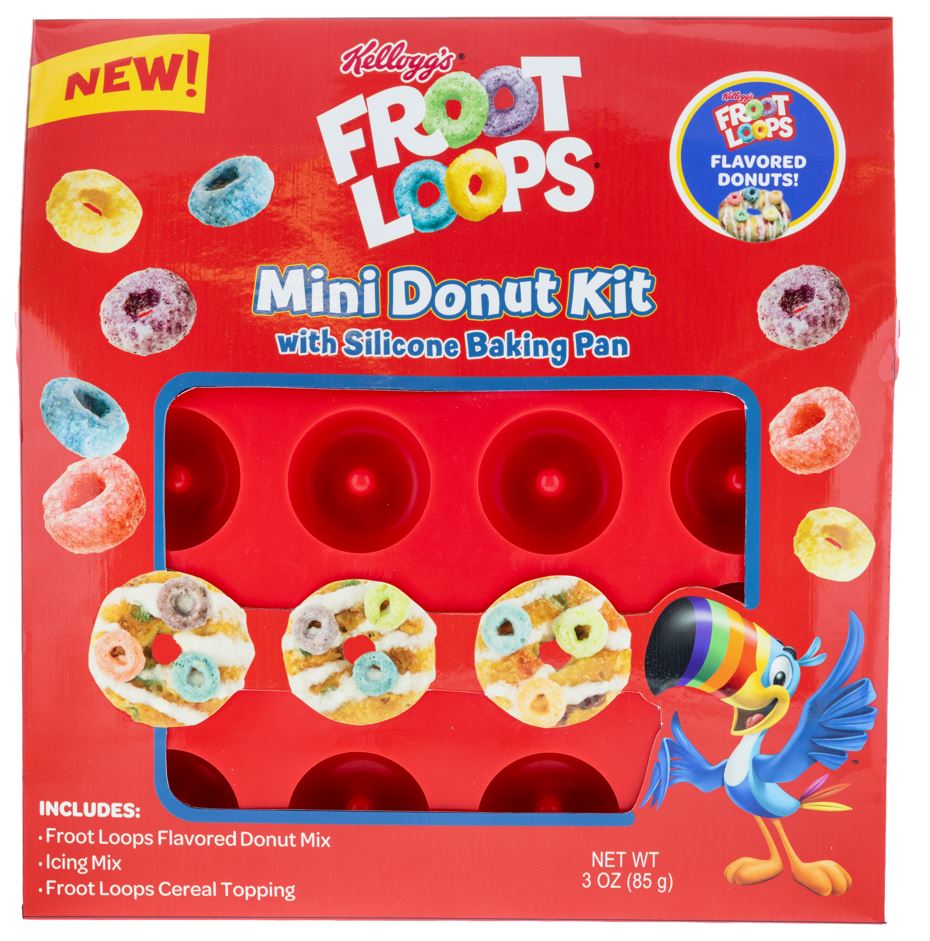 Froot Loops Mini Donut Kit
