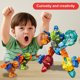 thumbnail image 2 of World Camp Cretaceous Toys 4 Piezas 2 En 1 Dinosaur Robot Transforming Toys Divertido Y Rompecabezas Dinosaur Robot Safe Transforming Dinosaur Figure Muyoka Hogar, 2 of 6