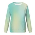 thumbnail image 5 of Scyoekwg Womens Sweatshirt Gradient Color Fall Sweatshirt Loose Crewneck Sweatshirt with Pocket Long Sleeve Pullover Casual Sweatshirts for Teen Girls(Light Blue,M), 5 of 6