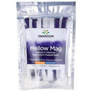 Swanson Mellow Mag Calming Anti-Stress Drink Mix, Orange 330 mg 10 Packets.