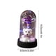 thumbnail image 3 of Luz nocturna conservada de Rose Bear para el Día de San Valentín | Cúpula de Cristal Decorativa Ambiental LED | Adorno romántico de escritorio | Flores de plástico moradas, blancas, azules, rojas, 3 of 6