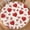 Beige Red, variant on Valentines Day Round Fitted Tablecloth Best for 44 Colorful Heart Table Cloth Elastic Edge Water-Resistant Washable Love Table Cover for Happy Party Picnic Camping Outdoor Indoor Decor