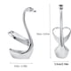 thumbnail image 5 of Soporte para cuchara, soporte para vajilla de café de acero inoxidable con forma de cisne, soporte para cuchara de acero inoxidable, rendimiento confiable, 5 of 8