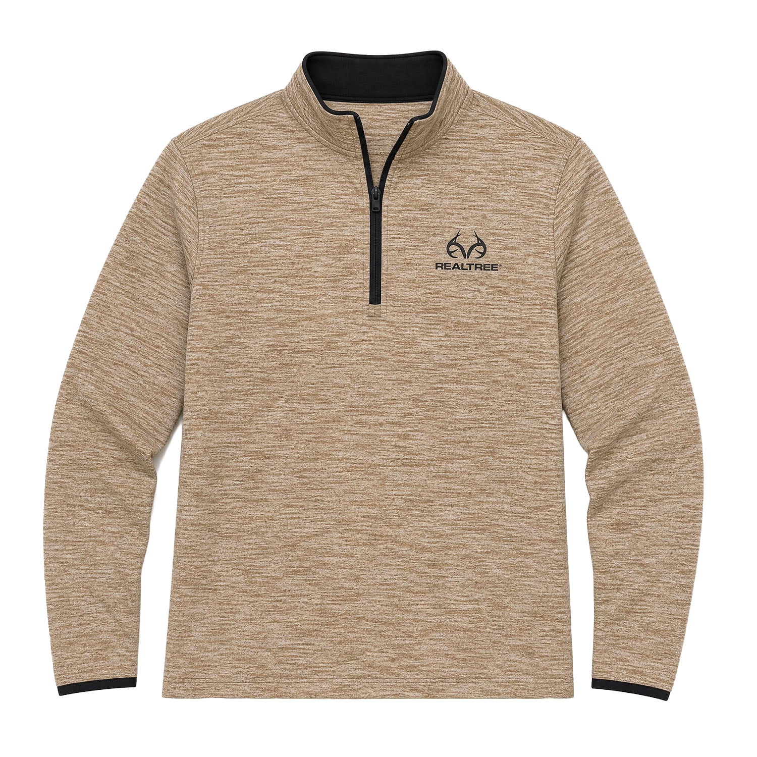 Realtree Men's Fleece Quarter Zip Pullover Sweatshirt, Sizes S-2XL