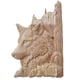 thumbnail image 3 of XWSHYW Decoraciones para El Hogar Regalo de Arte de Lobo Tallado para Colgar En La Pared, 3 of 6