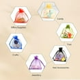 thumbnail image 6 of BOEIAC Organza Bags, White Organza Bags, 50Pcs, Sheer Organza Bags 3 x 4 inch, Jewelry Gift Bags, Party Favor Bags with Drawstring, Mesh Gift Pouches Mini Candy Bags for Wedding Christmas Party, 6 of 10