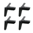 thumbnail image 1 of KAKOWELY 4pcs Metal Furniture Support Feet Dresser Legs Furniture Legs Triangle Table Legs,4.13"X4.13"X4.13", 1 of 5