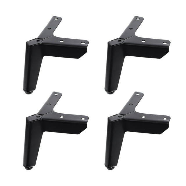 4pcs Metal Furniture Support Feet Dresser Legs Furniture Legs Triangle Table Legs