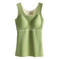 thumbnail image 1 of Ropa Interior Térmica de Invierno para Mujer Qarigey Top Alta Elasticidad Verde L, 1 of 6