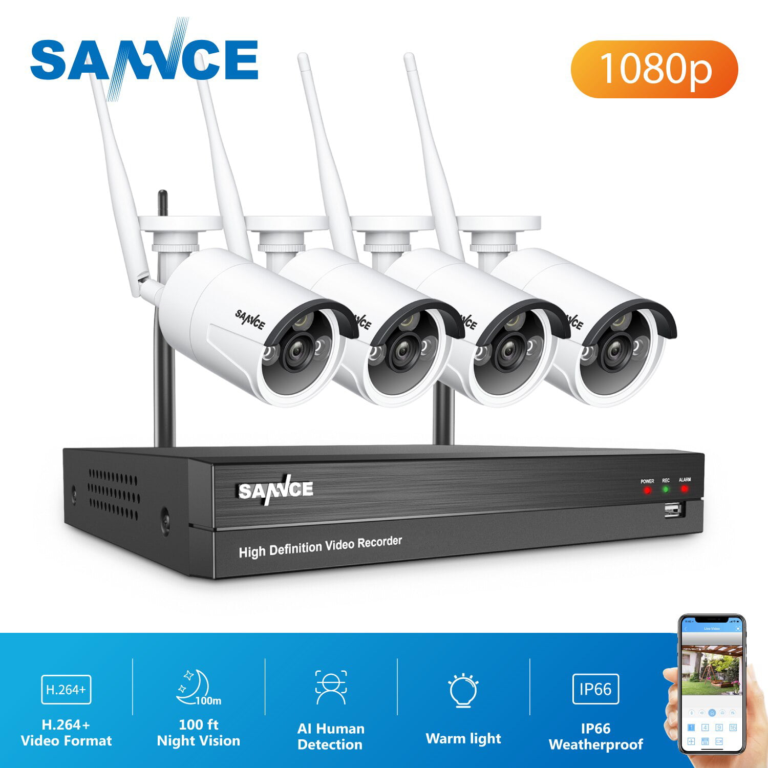 Eyes.sys Small Mini 1.0MP IP Kamera Wifi HD 720P Wireless CCTV SD Card P2P Onvif 
