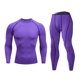 thumbnail image 3 of Pantalones largos ajustados para hombre, de secado rápido, elásticos, para correr, de compresión, para ciclismo, baloncesto, traje deportivo, pantalones de capa base, 3 of 5