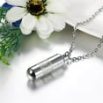 thumbnail image 4 of tredstone Pendentif Souvenir Mantra Bouddhiste en Acier Inoxydable Collier Urne Commémorative 11 mm, 4 of 9