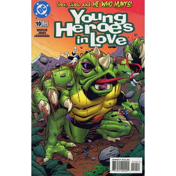 Young Heroes in Love #10 VF ; DC Comic Book