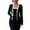 Black, variant on Gpaecead Women's 2-Piece Long Sleeve Cardigan & Vest Set - Casual Open Front Jacket Outfit Black