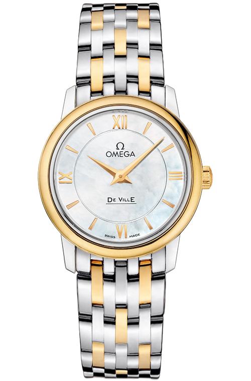 Omega DeVille Prestige Two-Tone Ladies 