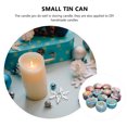 thumbnail image 3 of 12 Uds. Contenedores de hojalata, latas de vela pequeñas de estilo navideño, tarro de vela, latas de vela de estilo mixto, 3 of 7