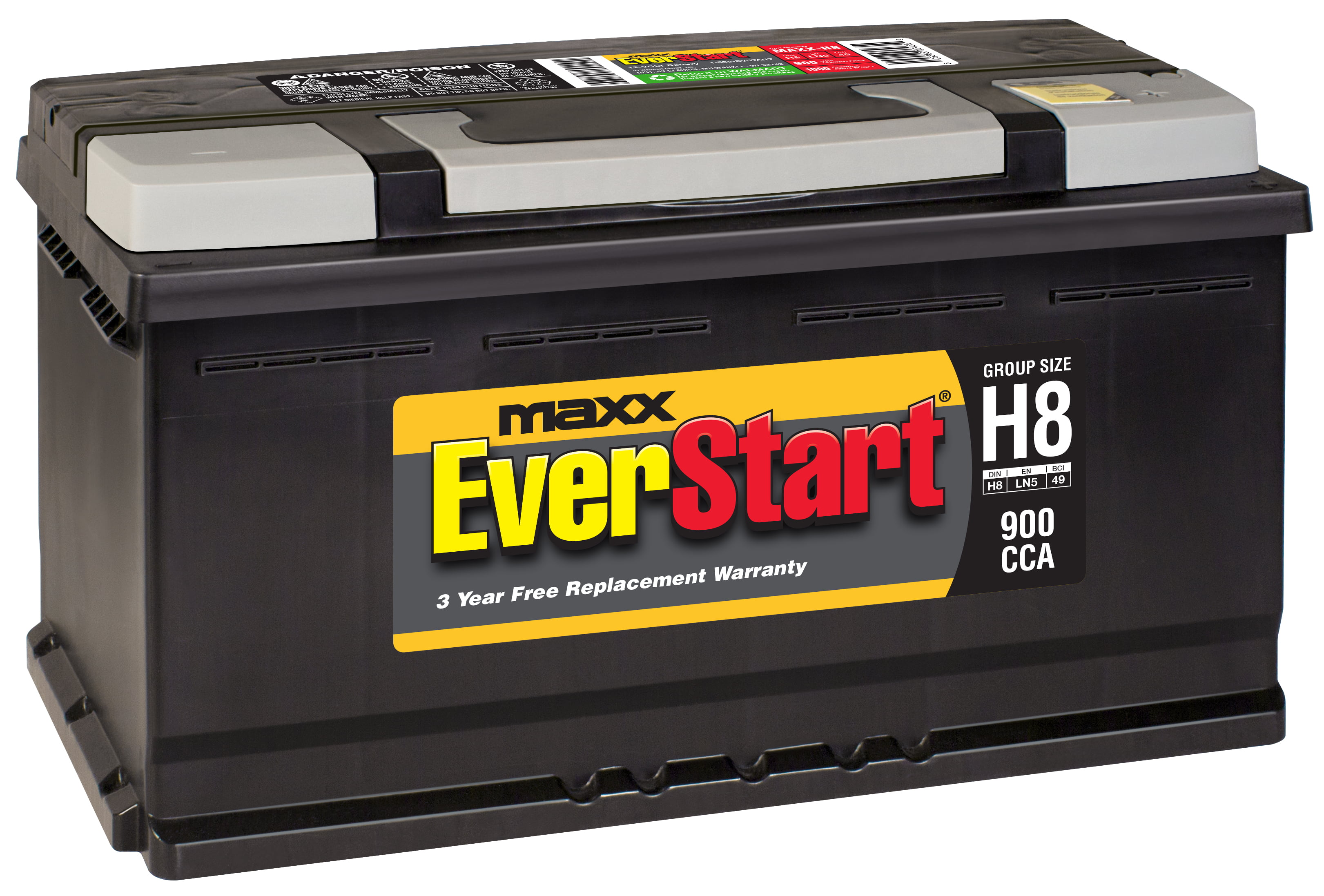 EverStart Maxx Lead Acid Automotive Battery, Group Size H8 (12 Volt/900